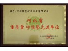 重質(zhì)量守信譽(yù)先進(jìn)單位